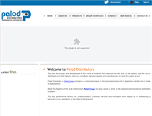 Tablet Screenshot of paloddistributors.com